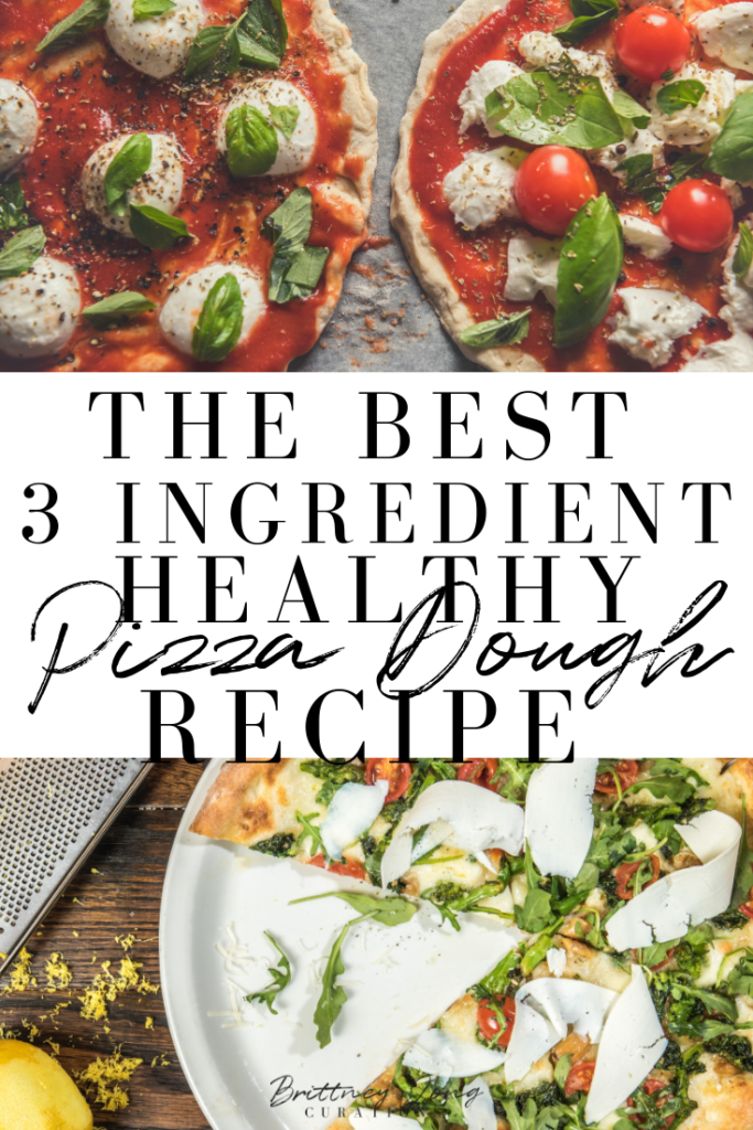 Easy and healthy pizza dough recipe that is weight watchers approved. Only 3 ingredients.
