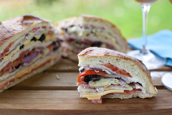 Lunch ideas for when you are camping with this Giant Sandwich.